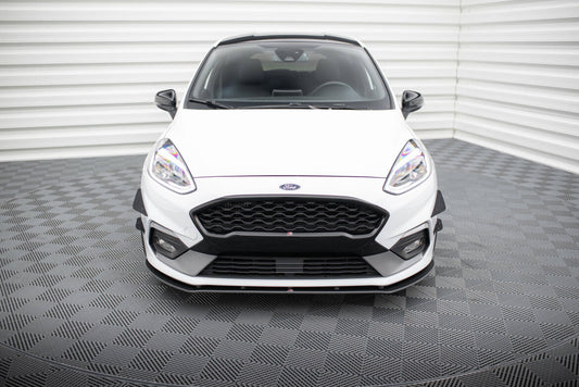 Street Pro Frontlippe passend für Ford Fiesta Mk8 ST / ST-Line roter Kern