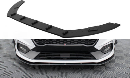 Street Pro Frontlippe passend für Ford Fiesta Mk8 ST / ST-Line roter Kern