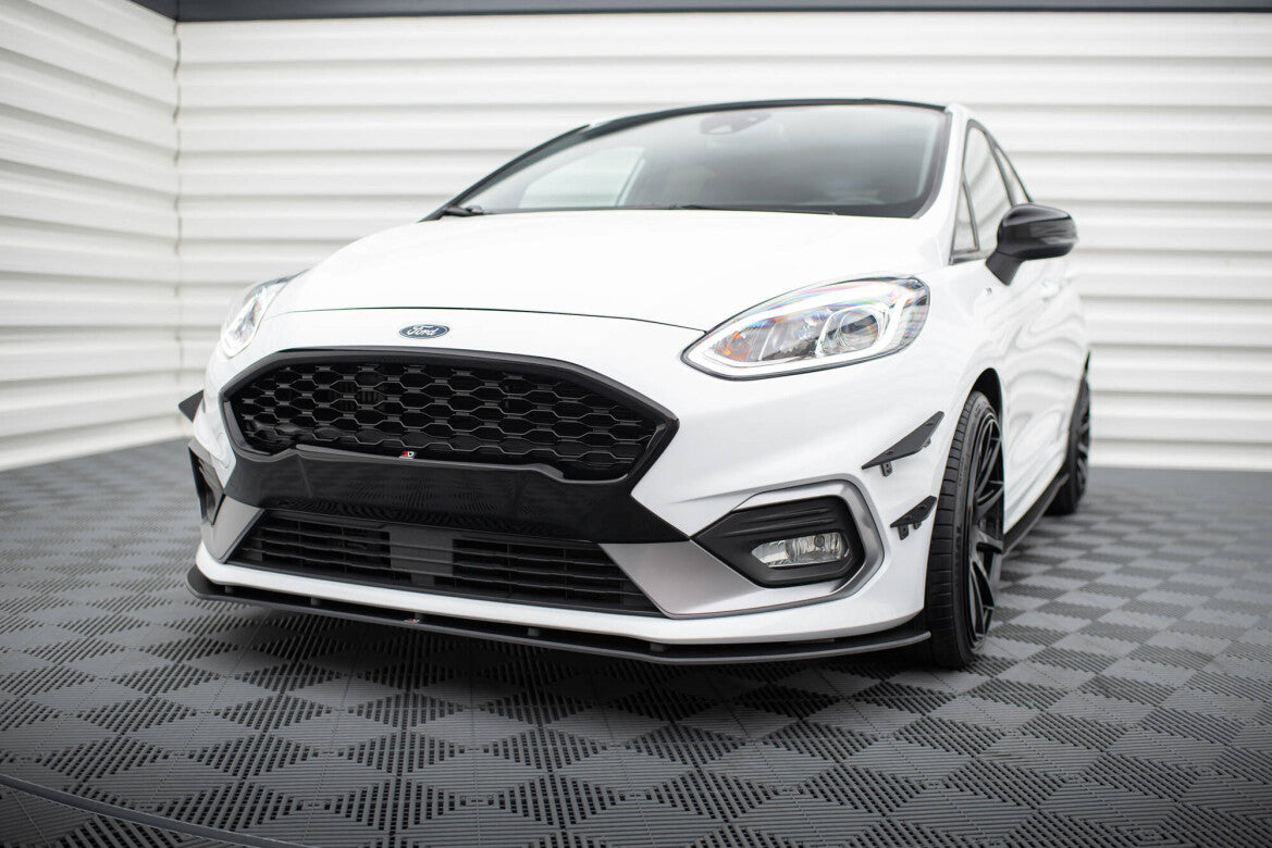 Street Pro Frontlippe passend für Ford Fiesta Mk8 ST / ST-Line roter Kern