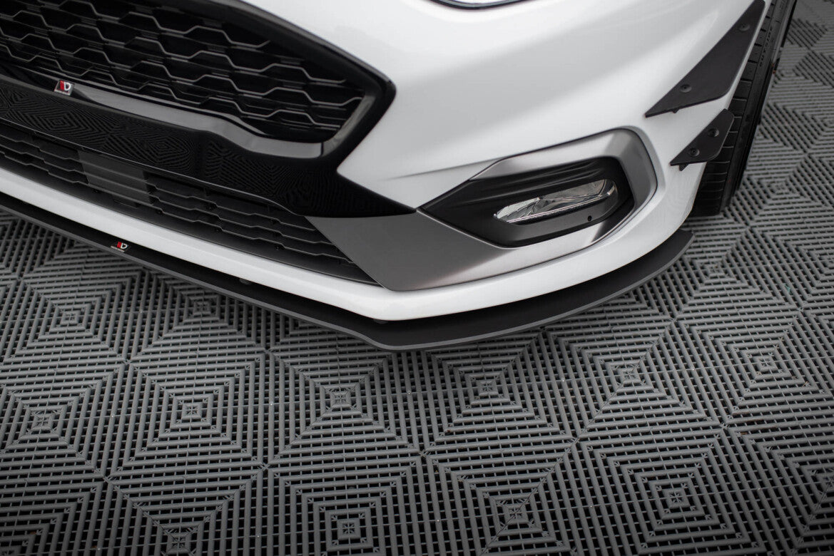 Street Pro Frontlippe passend für Ford Fiesta Mk8 ST / ST-Line roter Kern