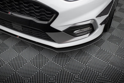 Street Pro Frontlippe passend für Ford Fiesta Mk8 ST / ST-Line schwarz matt