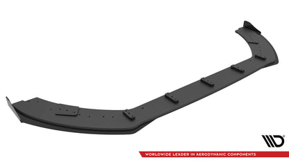 Street Pro Frontlippe passend für Ford Fiesta ST Mk8 FL schwarz matt + Hochglanz Flaps