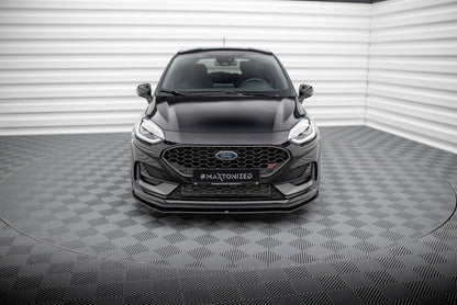 Street Pro Frontlippe passend für Ford Fiesta ST Mk8 FL schwarz matt