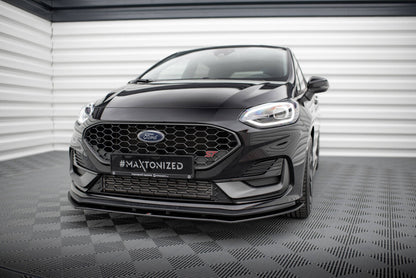 Street Pro Frontlippe passend für Ford Fiesta ST Mk8 FL schwarz matt