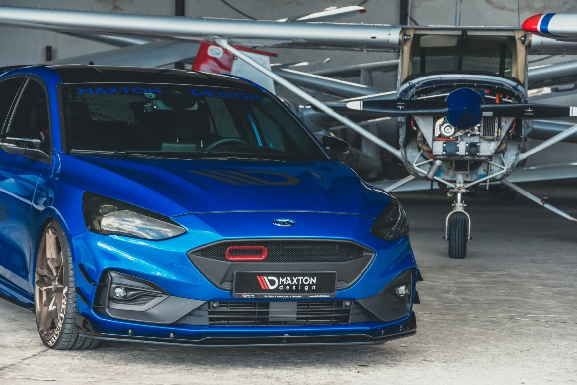 Street Pro Frontlippe passend für Ford Focus Mk4 St-line schwarz matt