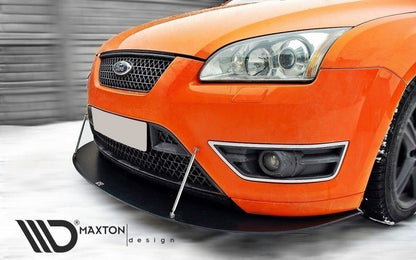 Street Pro Frontlippe passend für Ford Focus ST Mk2 schwarz matt