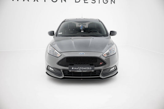 Street Pro Frontlippe passend für Ford Focus ST Mk3 FL schwarz matt
