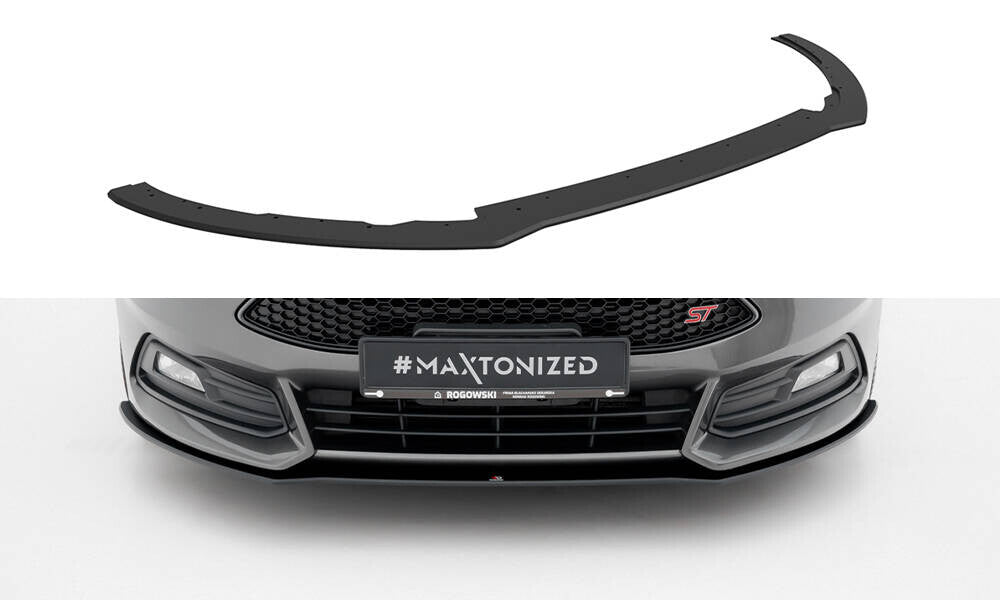 Street Pro Frontlippe passend für Ford Focus ST Mk3 FL schwarz matt