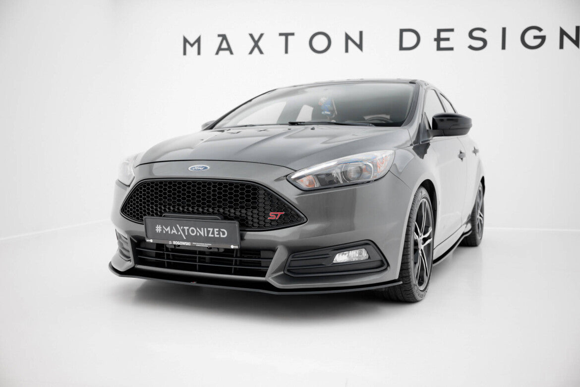 Street Pro Frontlippe passend für Ford Focus ST Mk3 FL schwarz matt