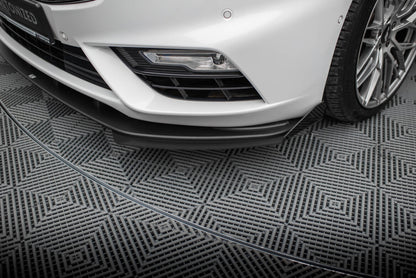 Street Pro Frontlippe passend für Ford Mondeo Sport Mk5 FL / Fusion Sport Mk2 FL schwarz matt + Hochglanz Flaps