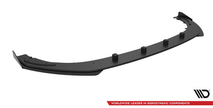 Street Pro Frontlippe passend für Ford Mondeo Sport Mk5 FL / Fusion Sport Mk2 FL schwarz matt + Hochglanz Flaps
