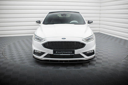 Street Pro Frontlippe passend für Ford Mondeo Sport Mk5 FL / Fusion Sport Mk2 FL schwarz matt