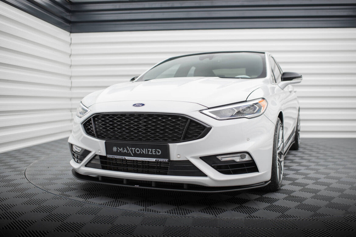 Street Pro Frontlippe passend für Ford Mondeo Sport Mk5 FL / Fusion Sport Mk2 FL schwarz matt