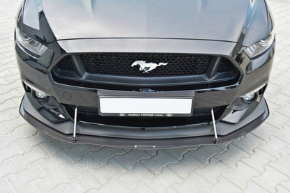 Street Pro Frontlippe passend für Ford Mustang GT Mk6 schwarz matt