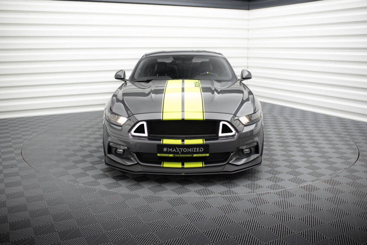 Street Pro Frontlippe passend für Ford Mustang GT Mk6 schwarz matt