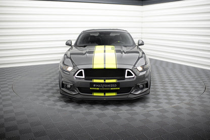 Street Pro Frontlippe passend für Ford Mustang GT Mk6 schwarz matt
