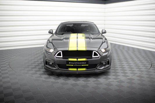 Street Pro Frontlippe passend für Ford Mustang GT Mk6 schwarz matt