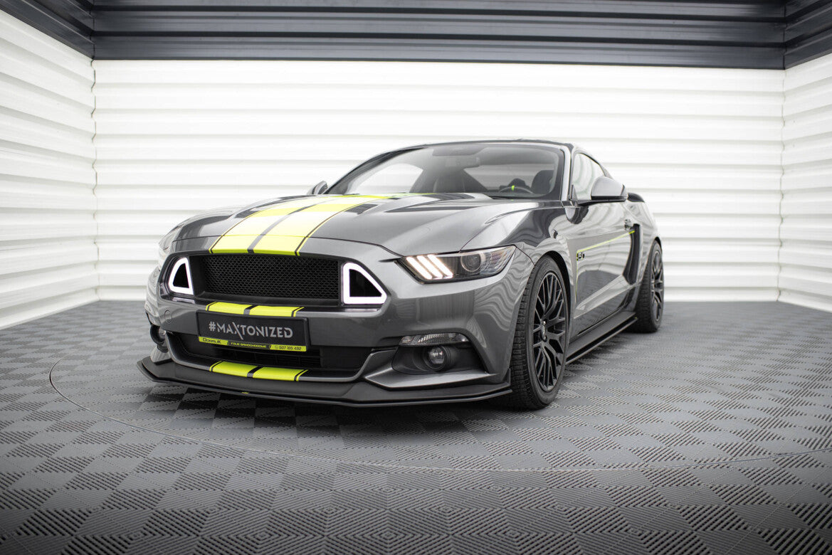 Street Pro Frontlippe passend für Ford Mustang GT Mk6 schwarz matt