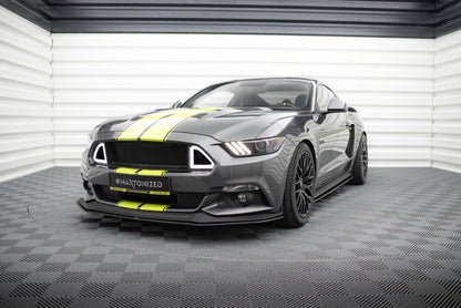 Street Pro Frontlippe passend für Ford Mustang GT Mk6 schwarz matt