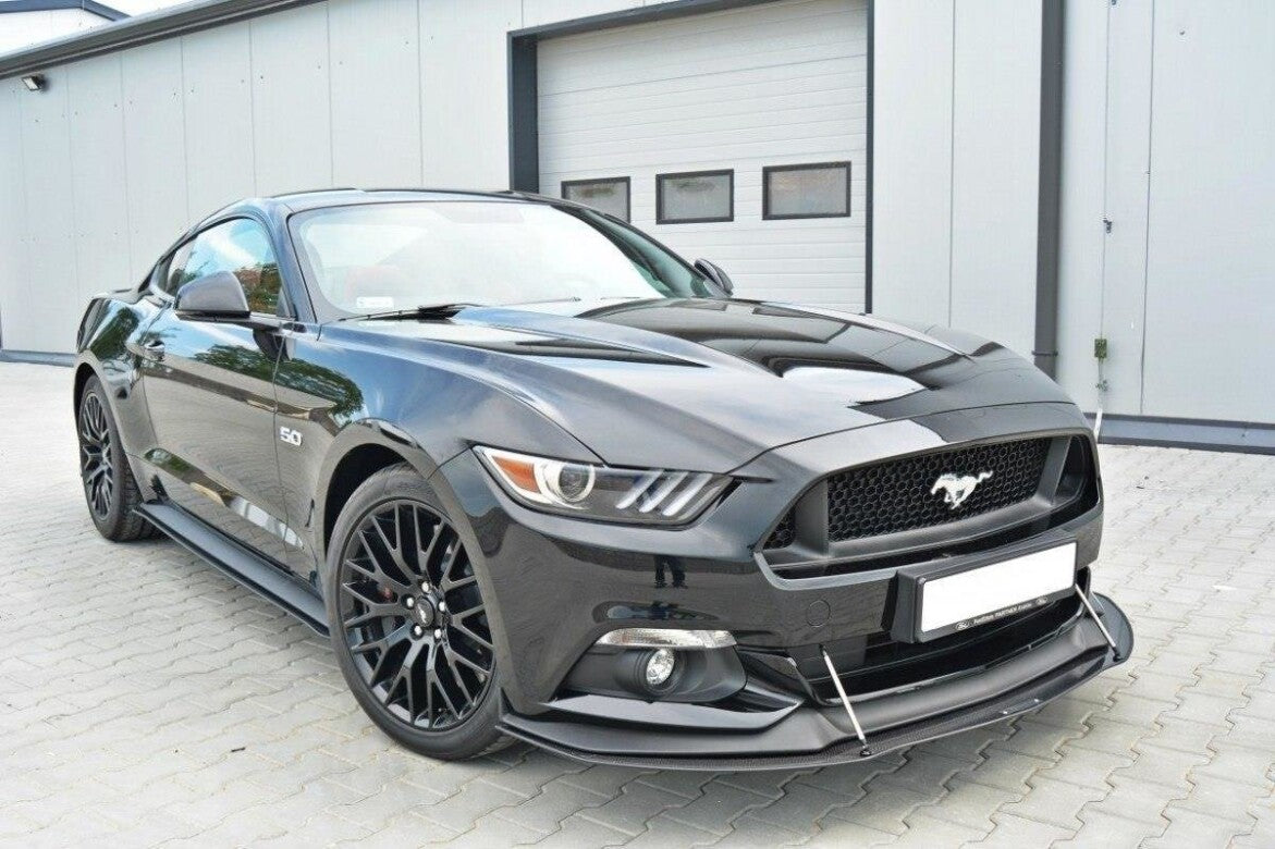 Street Pro Frontlippe passend für Ford Mustang GT Mk6 schwarz matt
