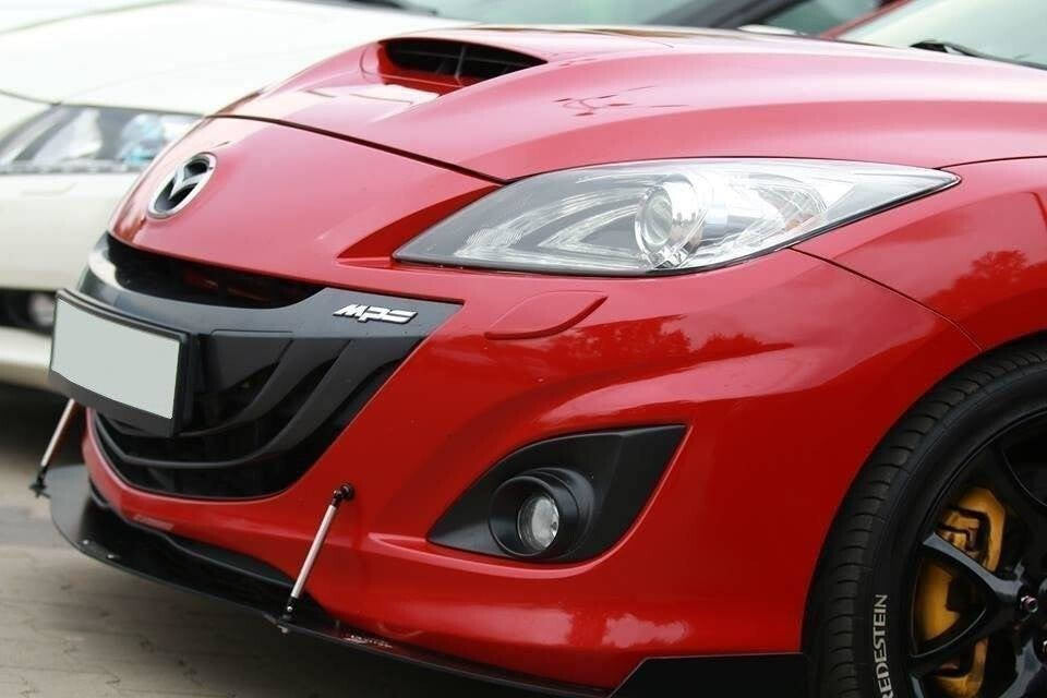 Street Pro Frontlippe passend für Mazda 3 MK2 MPS schwarz matt