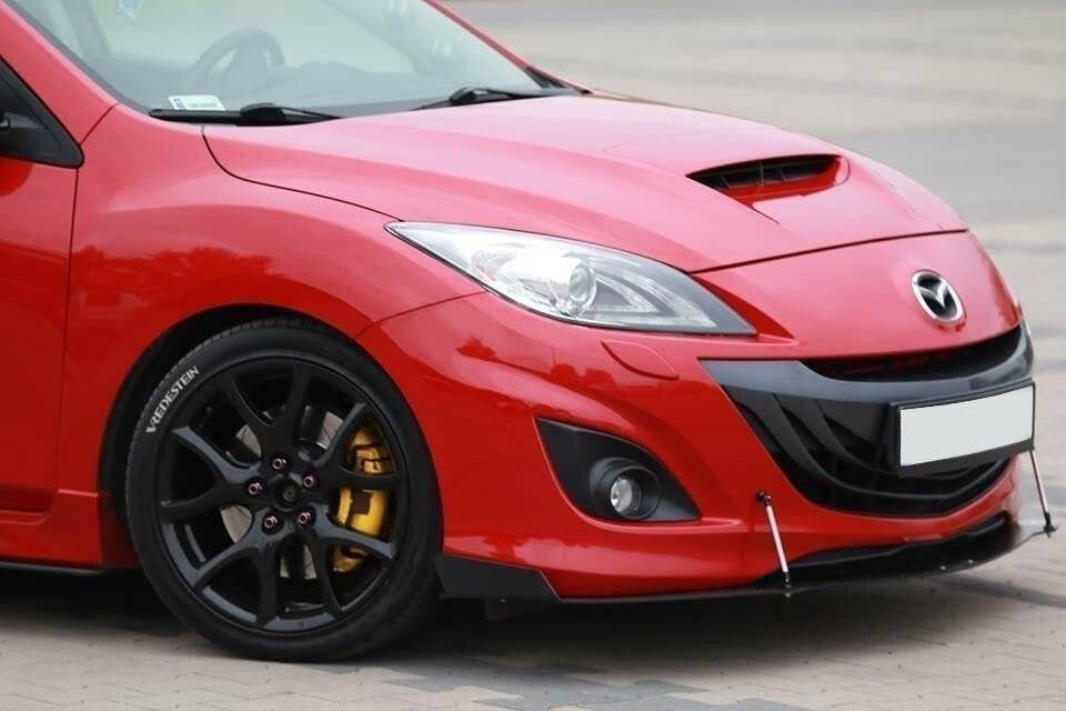 Street Pro Frontlippe passend für Mazda 3 MK2 MPS schwarz matt