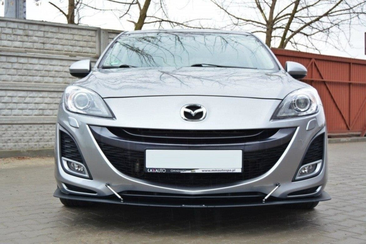 Street Pro Frontlippe passend für Mazda 3 MK2 SPORT (vor FL) schwarz matt