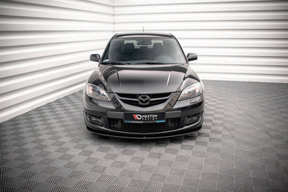 Street Pro Frontlippe passend für Mazda 3 MPS Mk1 schwarz matt