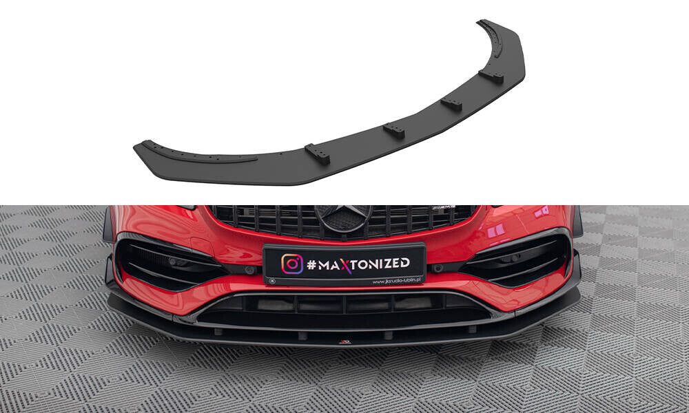 Street Pro Frontlippe passend für Mercedes A 45 AMG Aero W176 FL schwarz matt