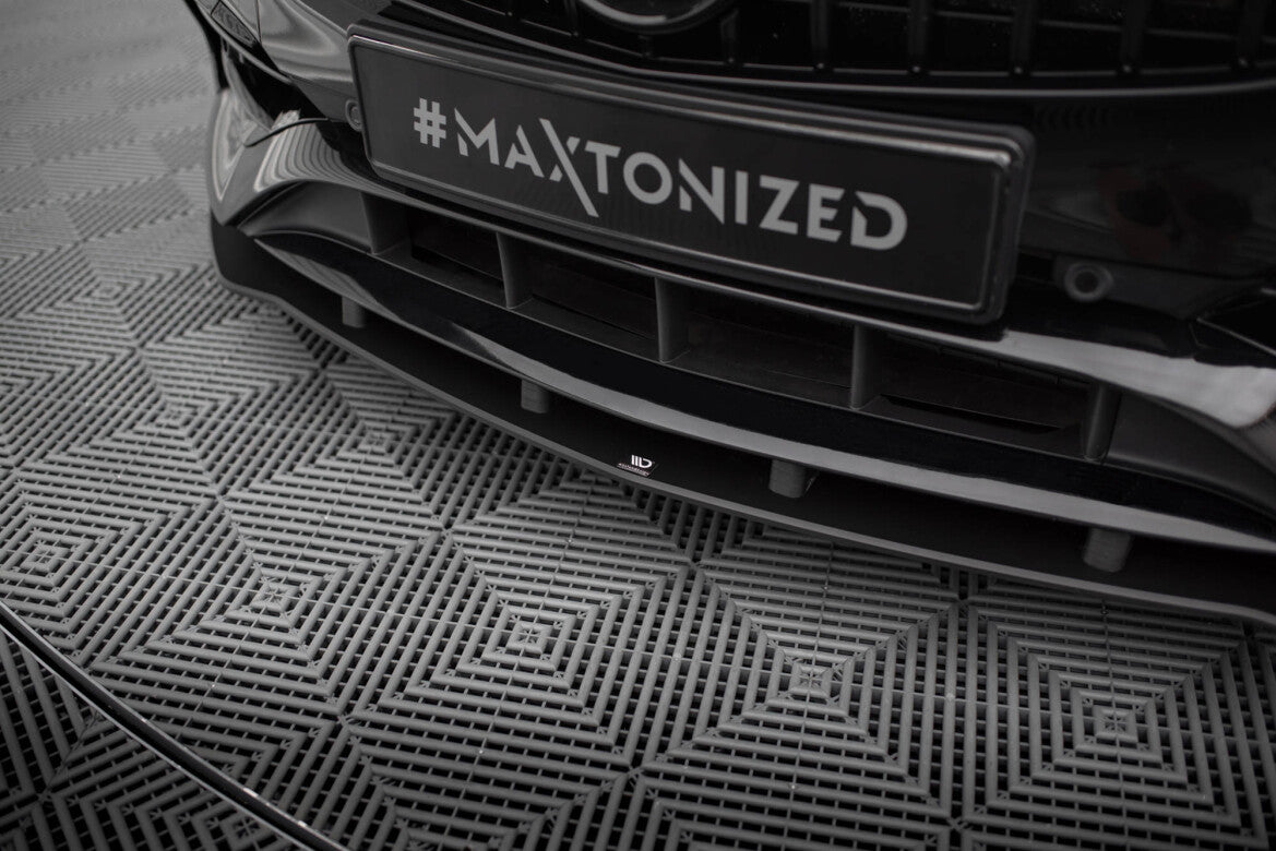 Street Pro Frontlippe passend für Mercedes A AMG-Line W176 FL schwarz matt