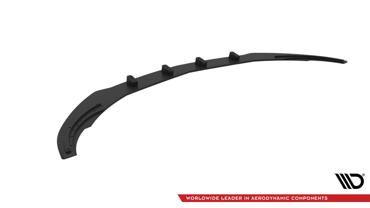 Street Pro Frontlippe passend für Mercedes A AMG-Line W176 FL schwarz matt