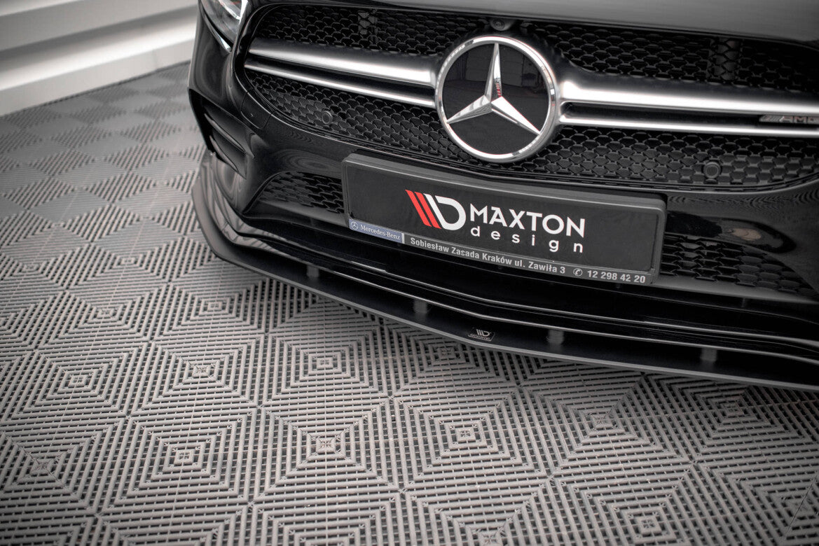 Street Pro Frontlippe passend für Mercedes A35 AMG / AMG-Line Aero Pack W177 schwarz matt