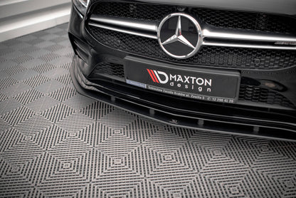 Street Pro Frontlippe passend für Mercedes A35 AMG / AMG-Line Aero Pack W177 schwarz matt