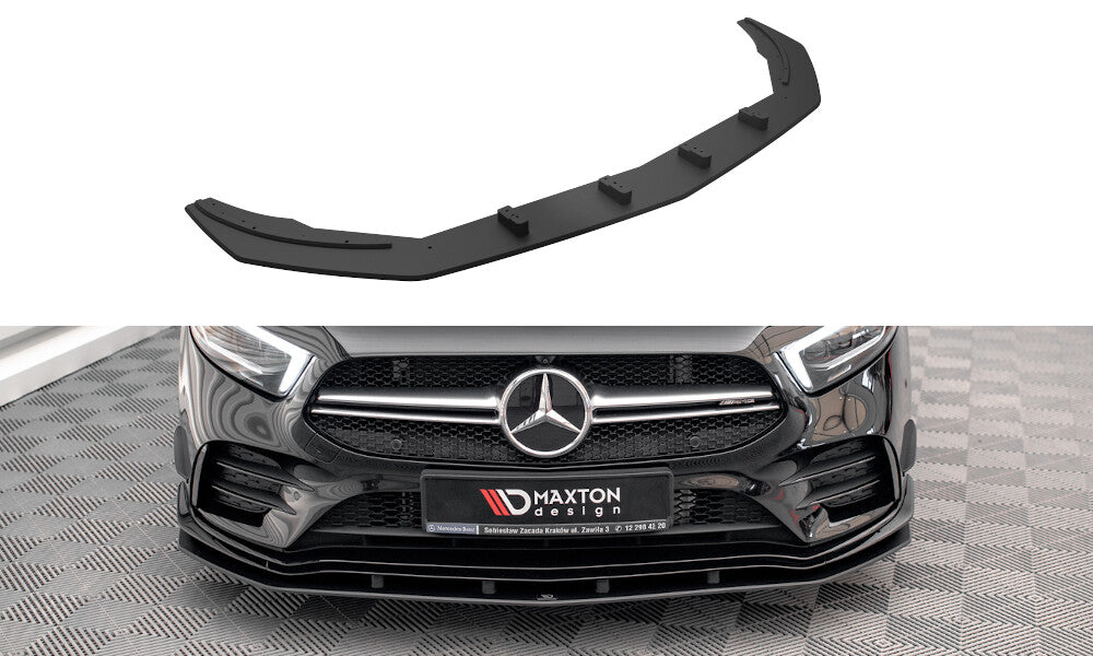 Street Pro Frontlippe passend für Mercedes A35 AMG / AMG-Line Aero Pack W177 schwarz matt
