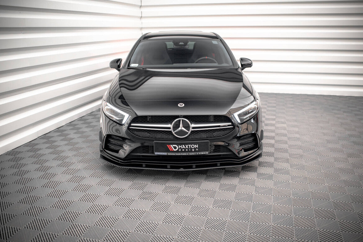 Street Pro Frontlippe passend für Mercedes A35 AMG / AMG-Line Aero Pack W177 schwarz matt