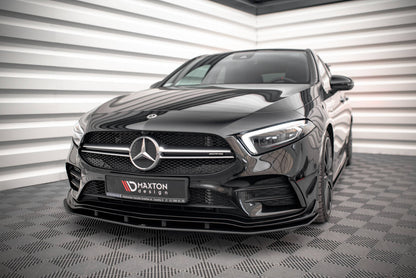 Street Pro Frontlippe passend für Mercedes A35 AMG / AMG-Line Aero Pack W177 schwarz matt