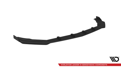 Street Pro Frontlippe passend für Mercedes-AMG A35 W177 FL schwarz matt + Hochglanz Flaps