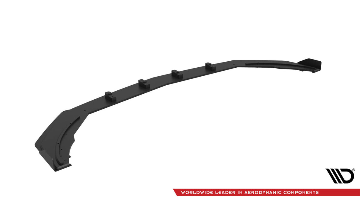 Street Pro Frontlippe passend für Mercedes-AMG A35 W177 FL schwarz matt + Hochglanz Flaps