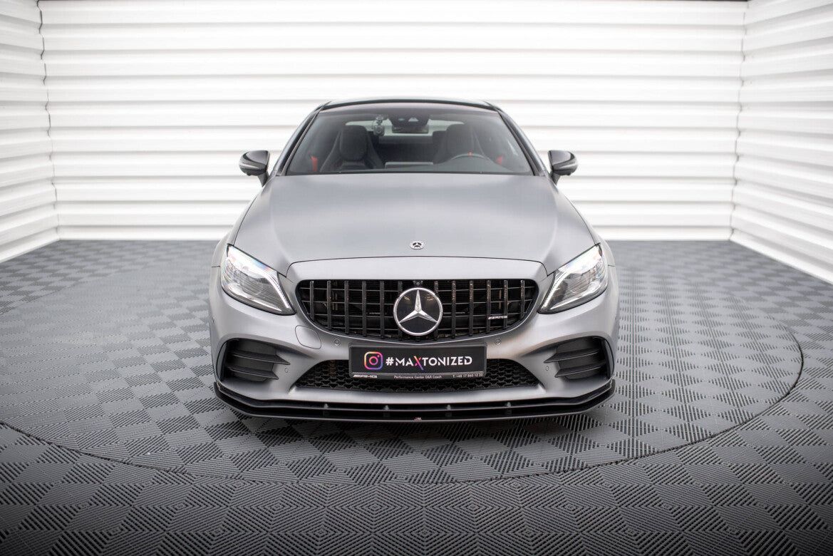 Street Pro Frontlippe passend für Mercedes-AMG C43 Coupe / Cabrio C205 FL / A205 FL schwarz matt