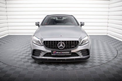 Street Pro Frontlippe passend für Mercedes-AMG C43 Coupe / Cabrio C205 FL / A205 FL schwarz matt