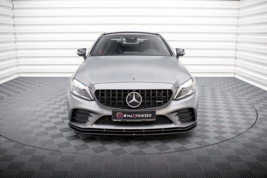 Street Pro Frontlippe passend für Mercedes-AMG C43 Coupe / Cabrio C205 FL / A205 FL schwarz matt
