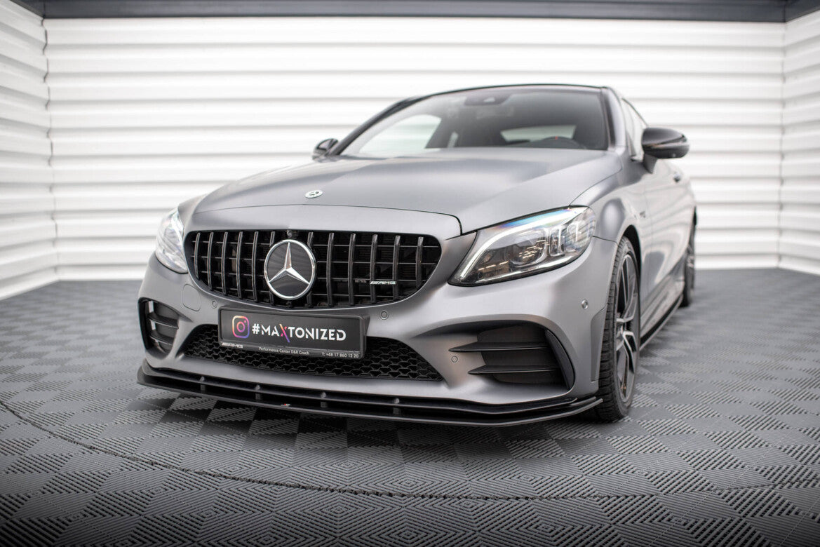 Street Pro Frontlippe passend für Mercedes-AMG C43 Coupe / Cabrio C205 FL / A205 FL schwarz matt