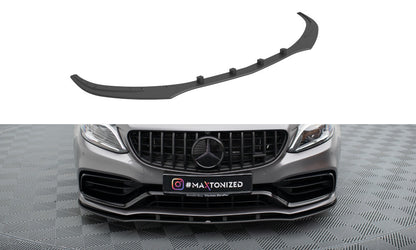 Street Pro Frontlippe passend für Mercedes-AMG C63 Limousine / Kombi W205 FL schwarz matt