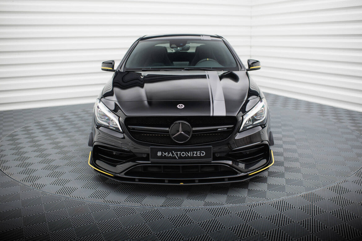 Street Pro Frontlippe passend für Mercedes-AMG CLA 45 Aero C117 FL schwarz matt