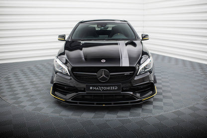 Street Pro Frontlippe passend für Mercedes-AMG CLA 45 Aero C117 FL schwarz matt