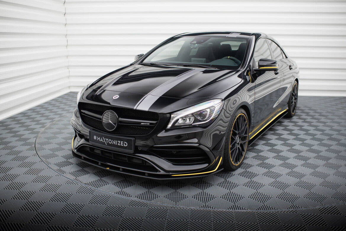 Street Pro Frontlippe passend für Mercedes-AMG CLA 45 Aero C117 FL schwarz matt