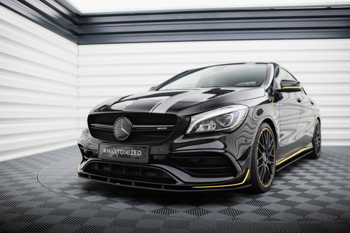 Street Pro Frontlippe passend für Mercedes-AMG CLA 45 Aero C117 FL schwarz matt