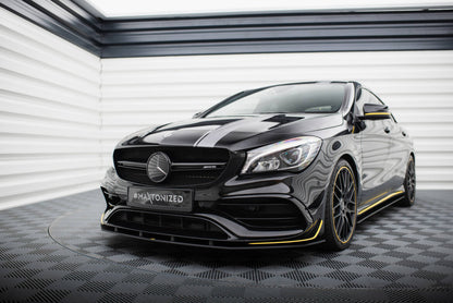 Street Pro Frontlippe passend für Mercedes-AMG CLA 45 Aero C117 FL schwarz matt