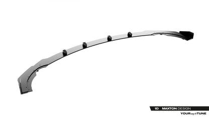 Street Pro Frontlippe passend für Mercedes-AMG CLE 53 Aero C236 schwarz matt + Hochglanz Flaps