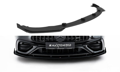 Street Pro Frontlippe passend für Mercedes-AMG CLE 53 C236 schwarz matt + Hochglanz Flaps